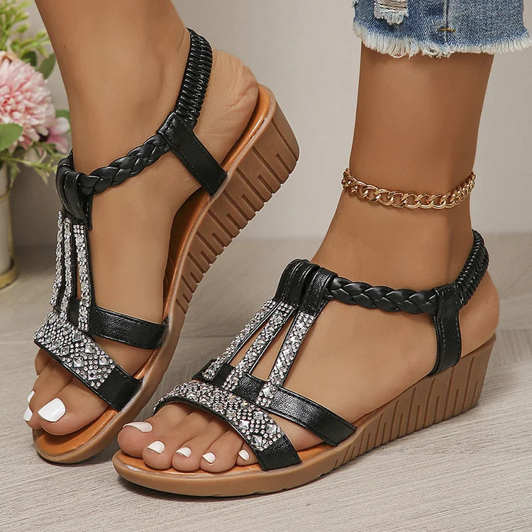 Variant image for Women's Crystal Sandals – Elegant Design, Comfortable Fit, Versatile for Casual & Formal Occasions-49