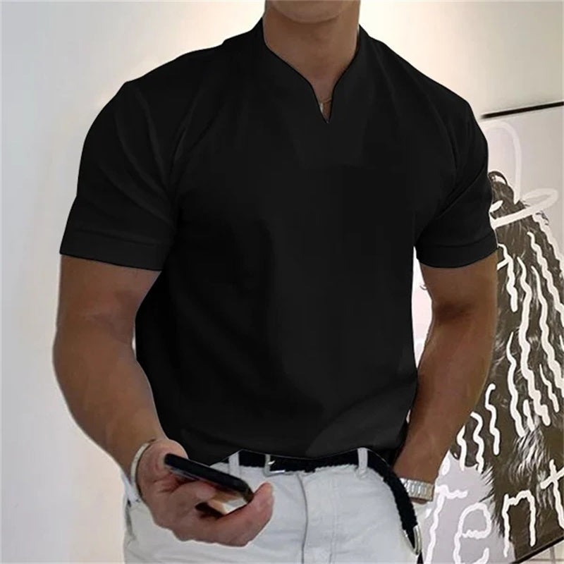 Zachary | Men’s Performance Business Shirt Short Sleeve Moisture-Wicking Tee