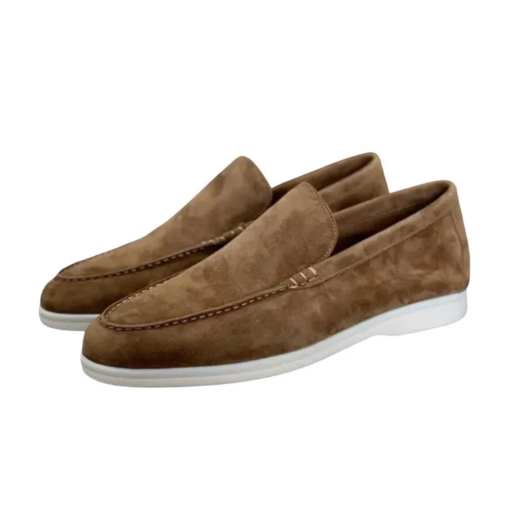 Freddie | Premium Suede Loafers for Men Classic Old Money Style, All-Season Comfort