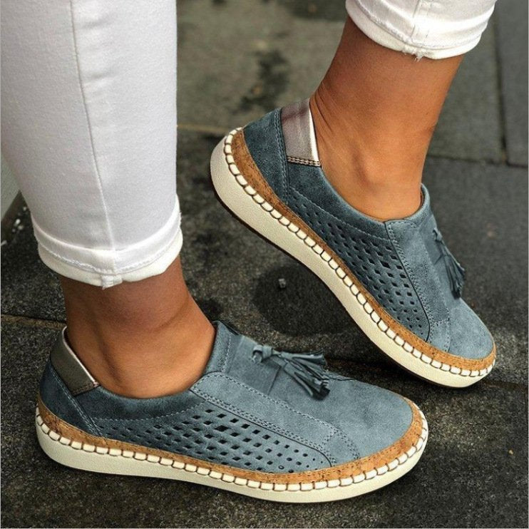 Isla | Breathable Orthopedic Slip-On Platform Sneakers for Women