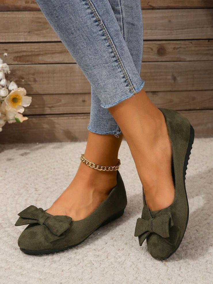 Poppy| Women’s Slip-On Comfort Shoes Casual Cotton Flats for Everyday Wear