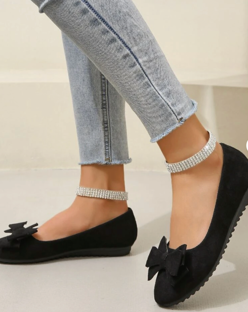 Poppy| Women’s Slip-On Comfort Shoes Casual Cotton Flats for Everyday Wear