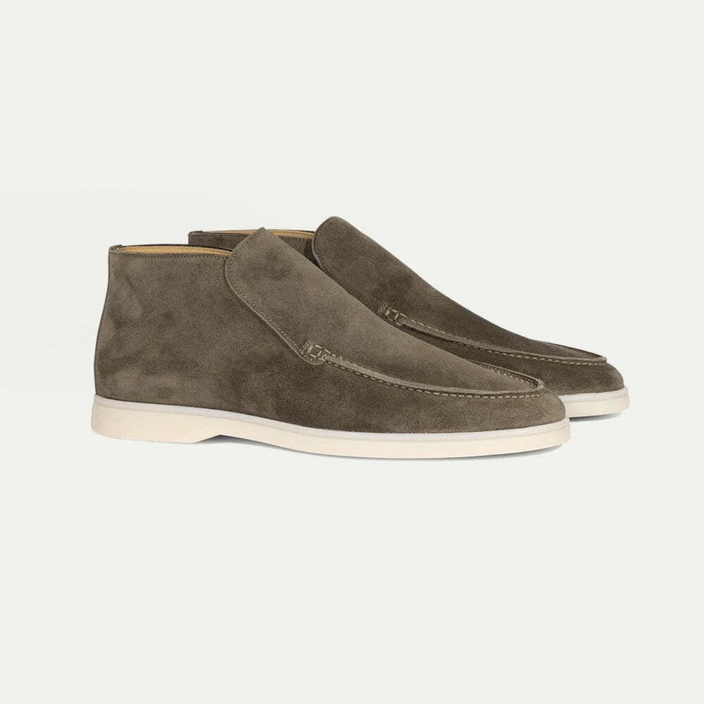 Henry | Men’s Suede Loafers Classic Slip-On Dress Shoes for Comfort & Style