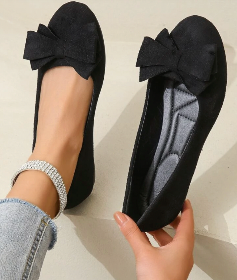 Poppy| Women’s Slip-On Comfort Shoes Casual Cotton Flats for Everyday Wear