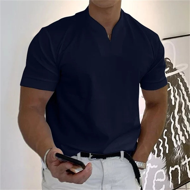 Zachary | Men’s Performance Business Shirt Short Sleeve Moisture-Wicking Tee