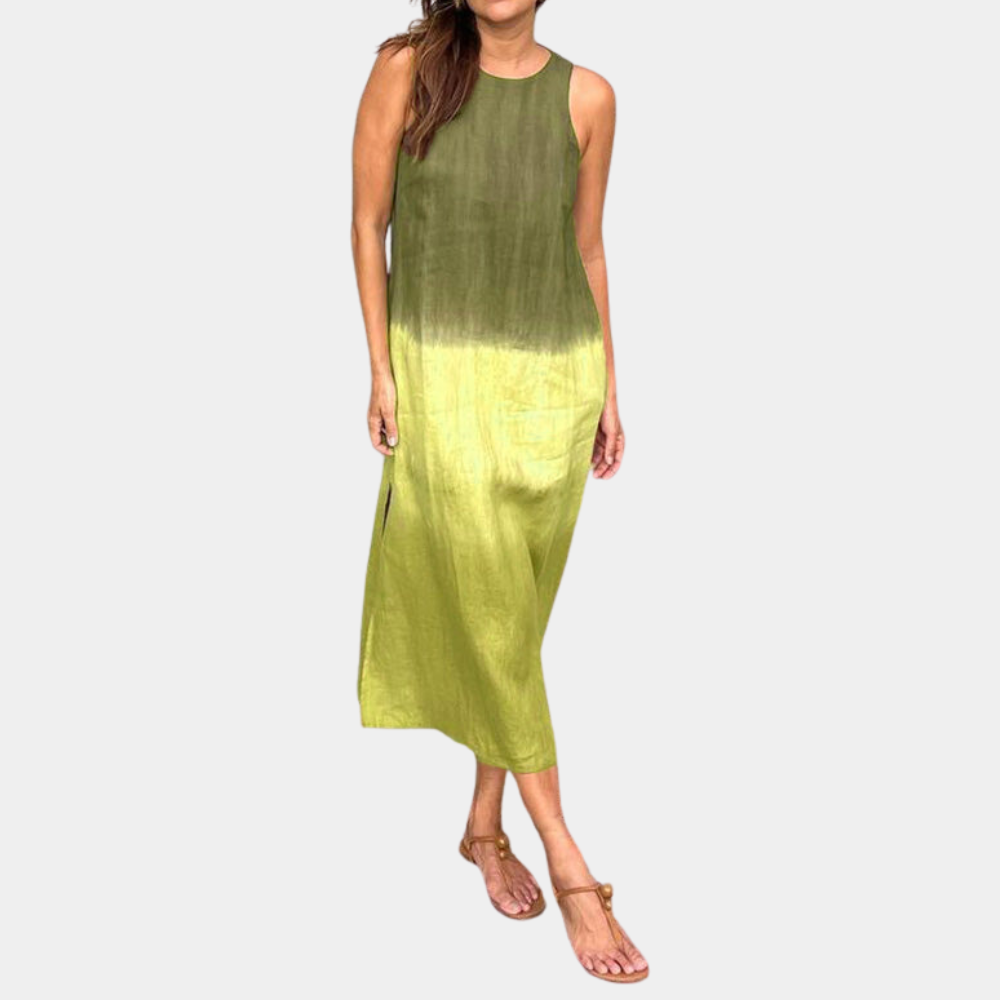 Women's Midi Dress – Elegant Flowy Fit, Polyester, Perfect for Spring/Summer