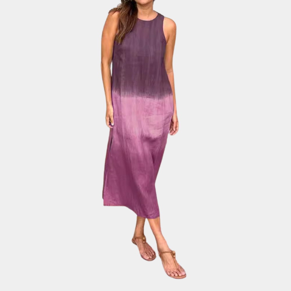 Women's Midi Dress – Elegant Flowy Fit, Polyester, Perfect for Spring/Summer