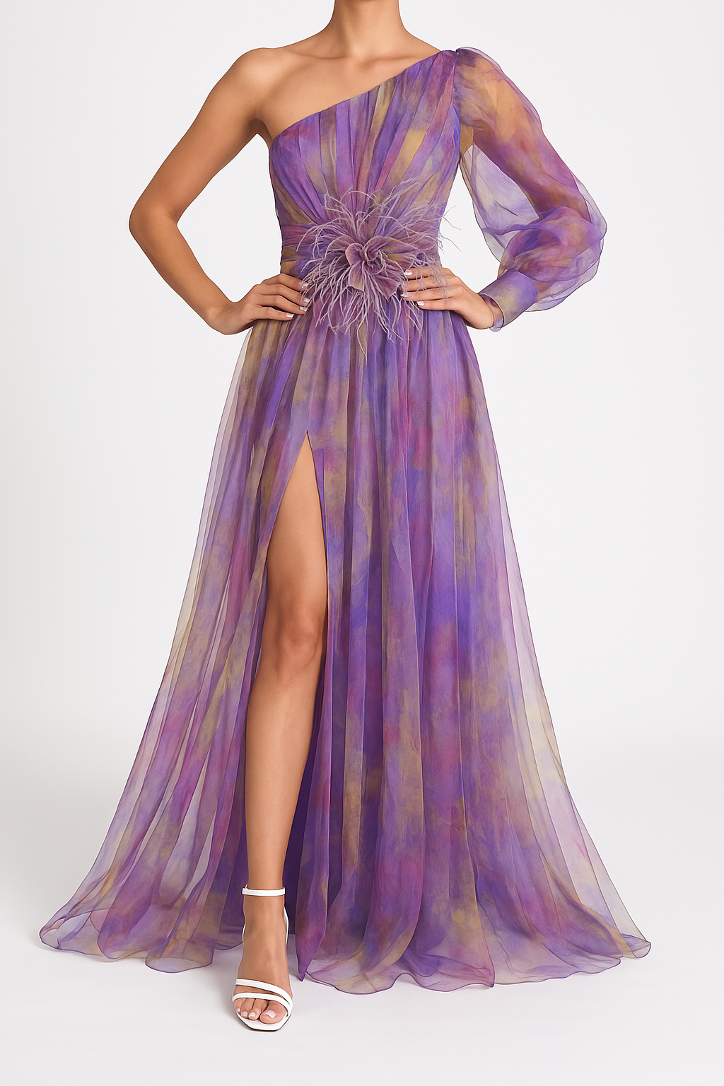 Women's Elegant Maxi Evening Dress – Flattering Flowing Design, Lightweight Fabric, Perfect for Formal Events