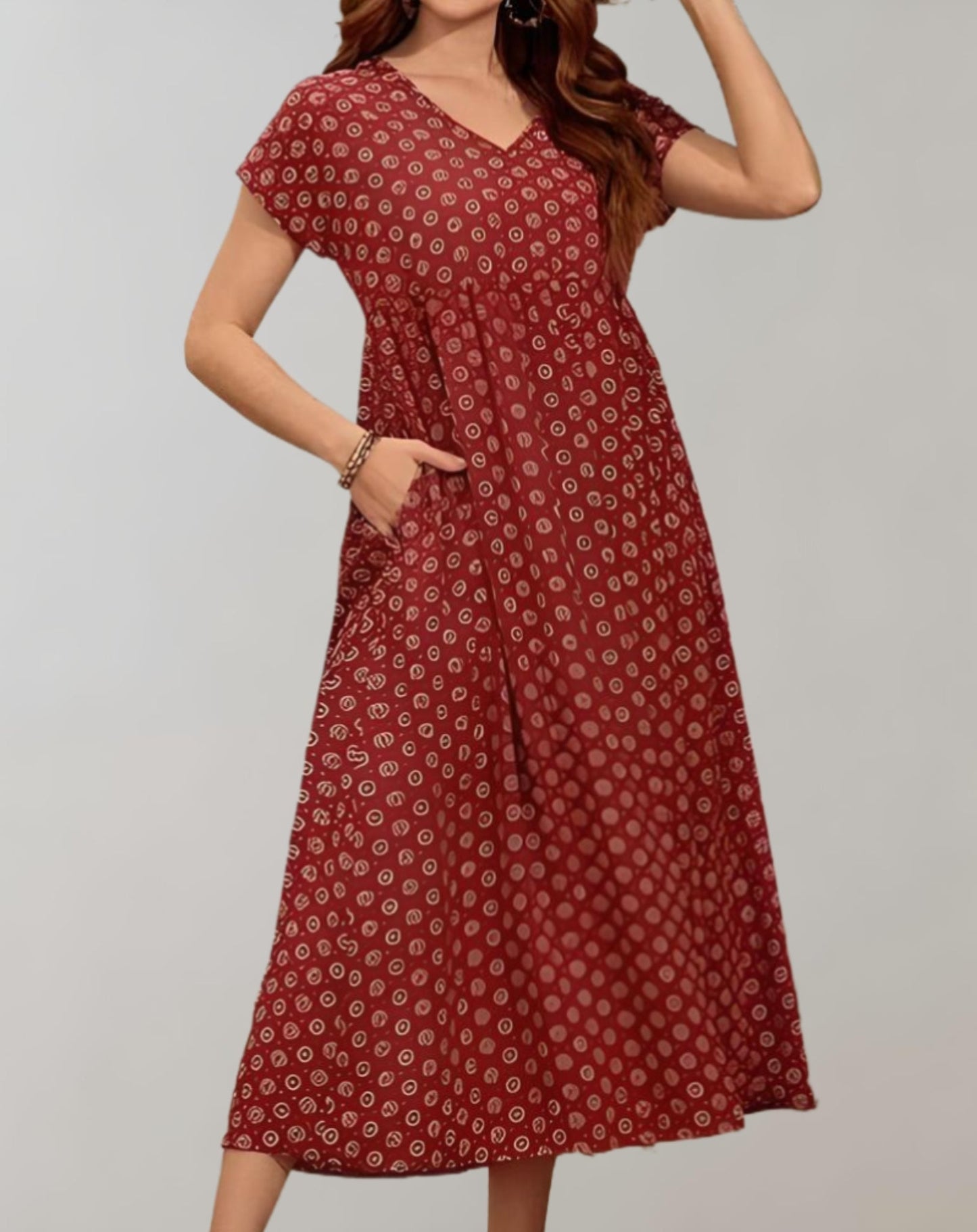 Variant image for Women's White Maxi Dress – Flowy, Lightweight, Sleeveless, Perfect for Summer-9
