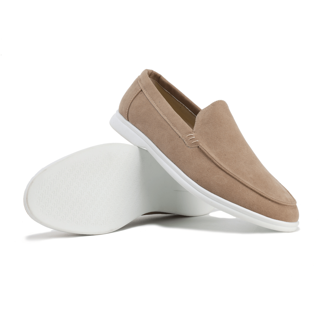 Oscar | Men’s Suede Loafers Elegant Slip-On Leather Shoes with Memory Foam