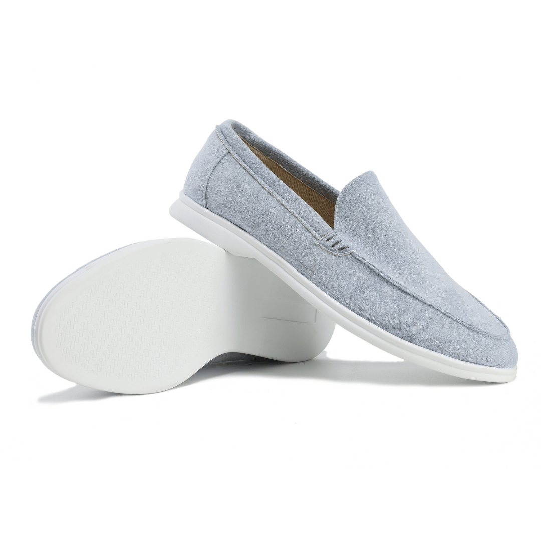 Oscar | Men’s Suede Loafers Elegant Slip-On Leather Shoes with Memory Foam