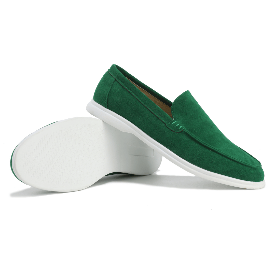 Oscar | Men’s Suede Loafers Elegant Slip-On Leather Shoes with Memory Foam