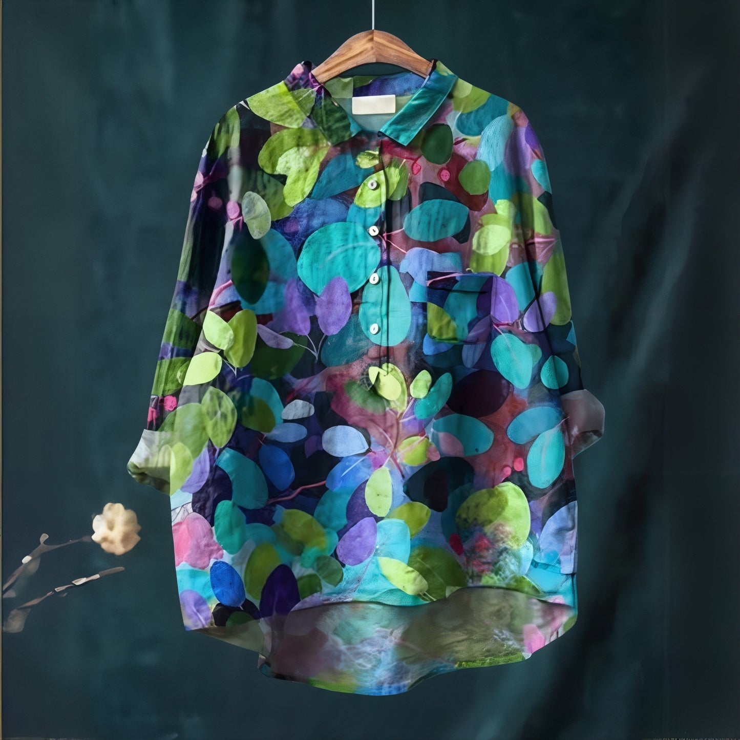 Bella | Floral Shirt for Women Lightweight Romantic Summer Top