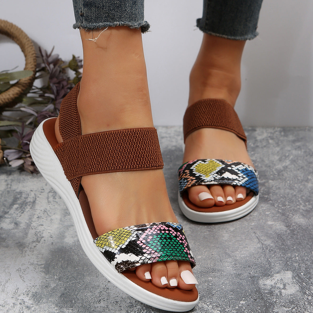 Variant image for Women's Casual Sandals – Breathable Design, Comfortable Fit, Lightweight, Perfect for Summer-33