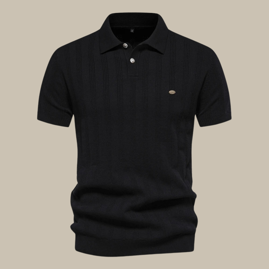 Archie | Men's Merino Wool Polo Shirt Breathable Short Sleeve Casual Top