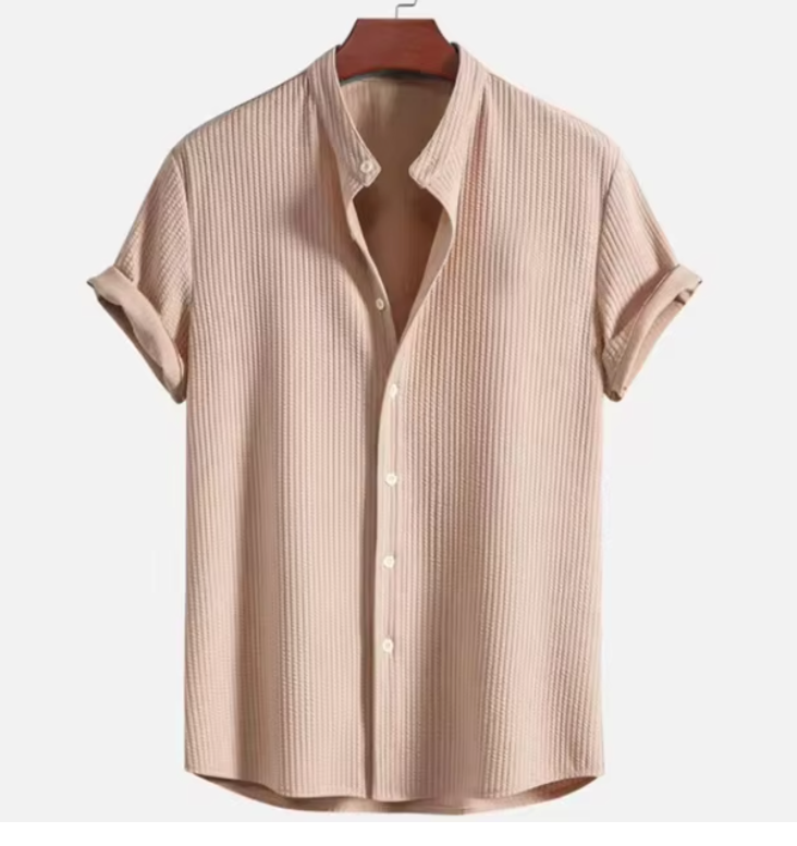 Edward | Men’s Linen Short Sleeve Shirt Lightweight, Casual Summer Essential