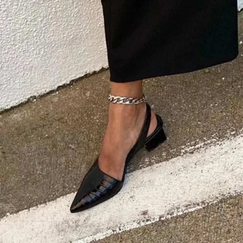 Women's Comfortable Heels – Soft Sole, Slip-Resistant, Adjustable Fit for Everyday Wear