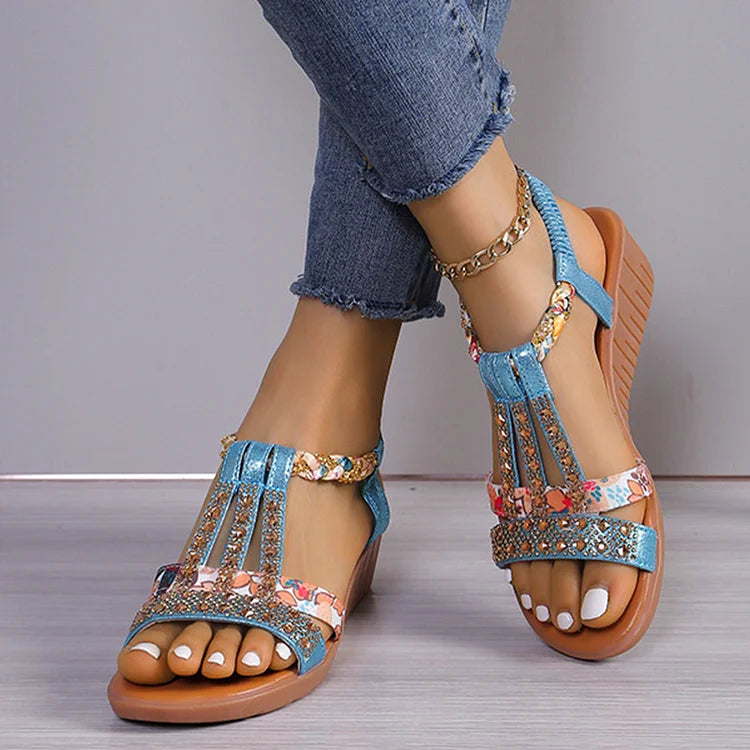 Women's Crystal Heel – Elegant Design, Comfortable Fit, Versatile for Casual & Formal Occasions