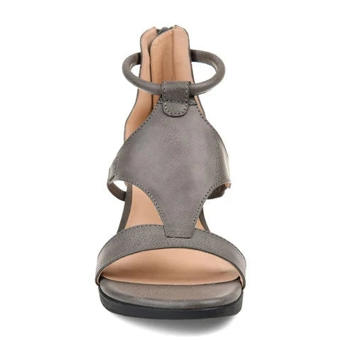 Women's Supportive Heels – Comfortable Adjustable Straps, Shock-Absorbing Technology, Three-Arch Design