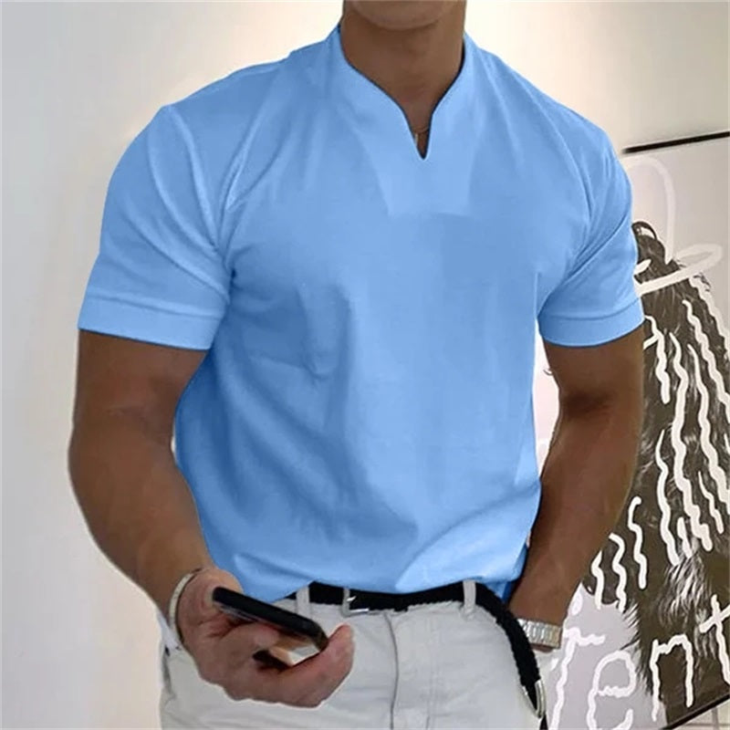 Zachary | Men’s Performance Business Shirt Short Sleeve Moisture-Wicking Tee