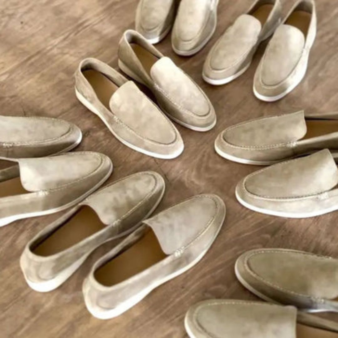Oscar | Men’s Suede Loafers Elegant Slip-On Leather Shoes with Memory Foam
