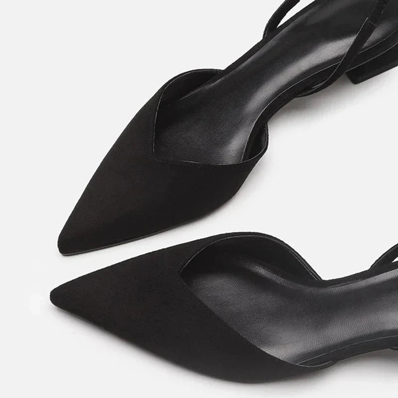 Women's Pointed Toe heels – Comfortable Low Heel, Lightweight Design, Versatile Style
