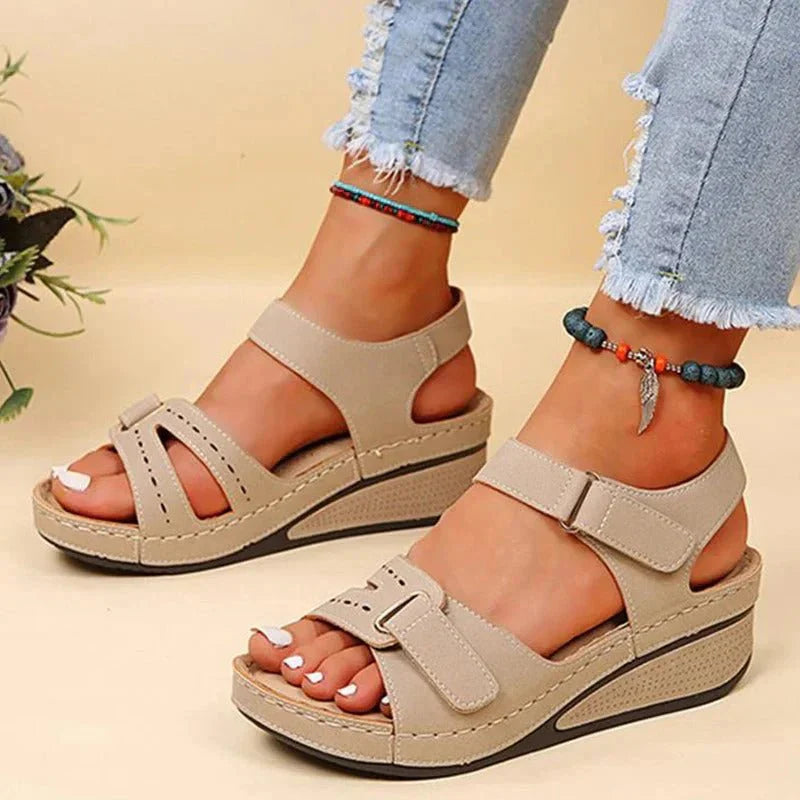 Variant image for Women's Platform Sandals – Adjustable Straps, Open Toe, Comfortable Fit, Summer Ready-10