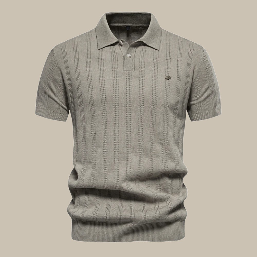 Archie | Men's Merino Wool Polo Shirt Breathable Short Sleeve Casual Top