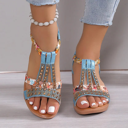 Variant image for Women's Crystal Sandals – Elegant Design, Comfortable Fit, Versatile for Casual & Formal Occasions-21