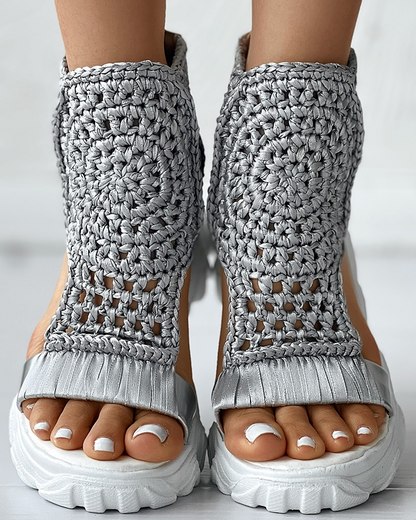 Women's Summer Sandals – Comfortable Padded Footbed, Versatile Design, Durable Synthetic Material