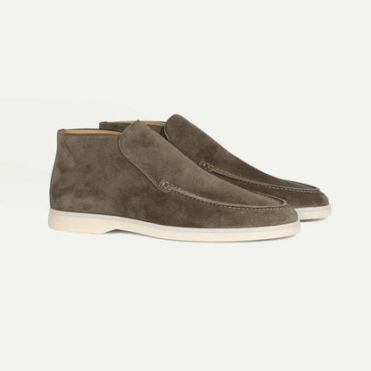 Henry | Men’s Suede Loafers Classic Slip-On Dress Shoes for Comfort & Style