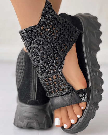 Women's Summer Sandals – Comfortable Padded Footbed, Versatile Design, Durable Synthetic Material