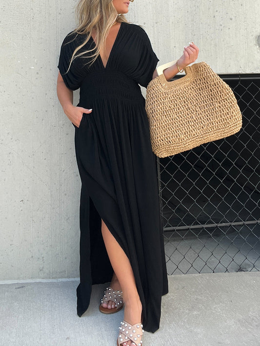 Women's Flowy Maxi Dress – Sleeveless, Lightweight, Casual Summer Style