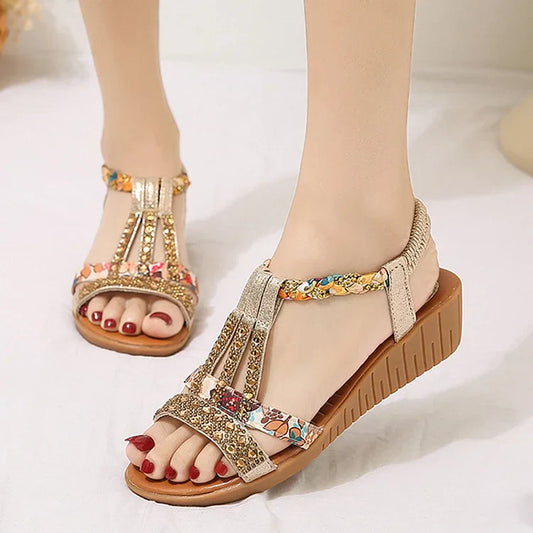 Women's Crystal Heel – Elegant Design, Comfortable Fit, Versatile for Casual & Formal Occasions