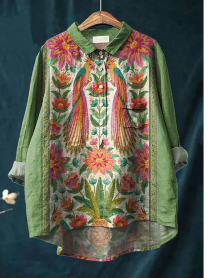 Violet | Boho Hippie Art Tee for Women Colorful Peace Print Shirt