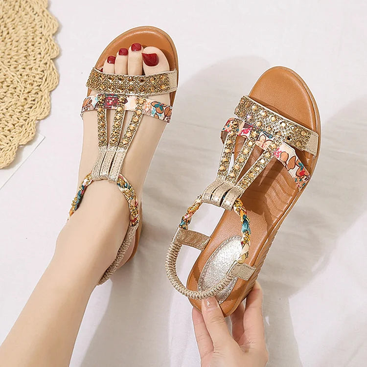Women's Crystal Heel – Elegant Design, Comfortable Fit, Versatile for Casual & Formal Occasions