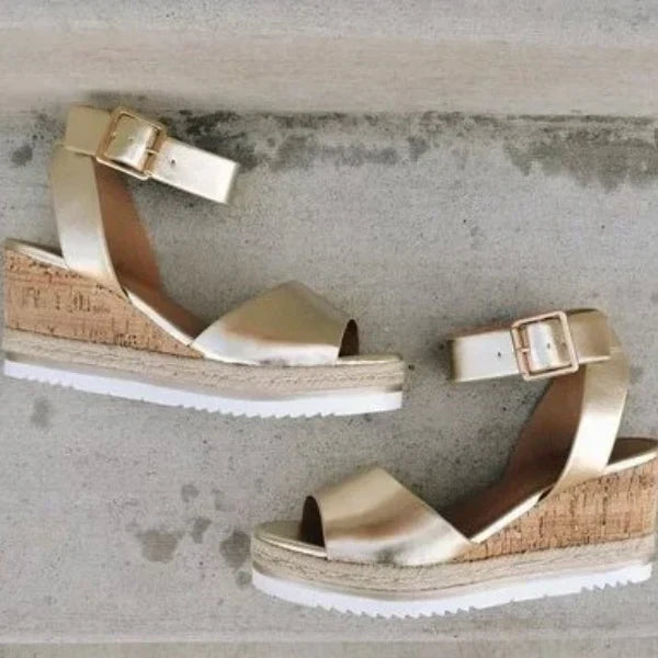 Variant image for Women's Wedge Sandals – Stylish Buckle Design, Comfortable Fit, Adjustable Straps-28