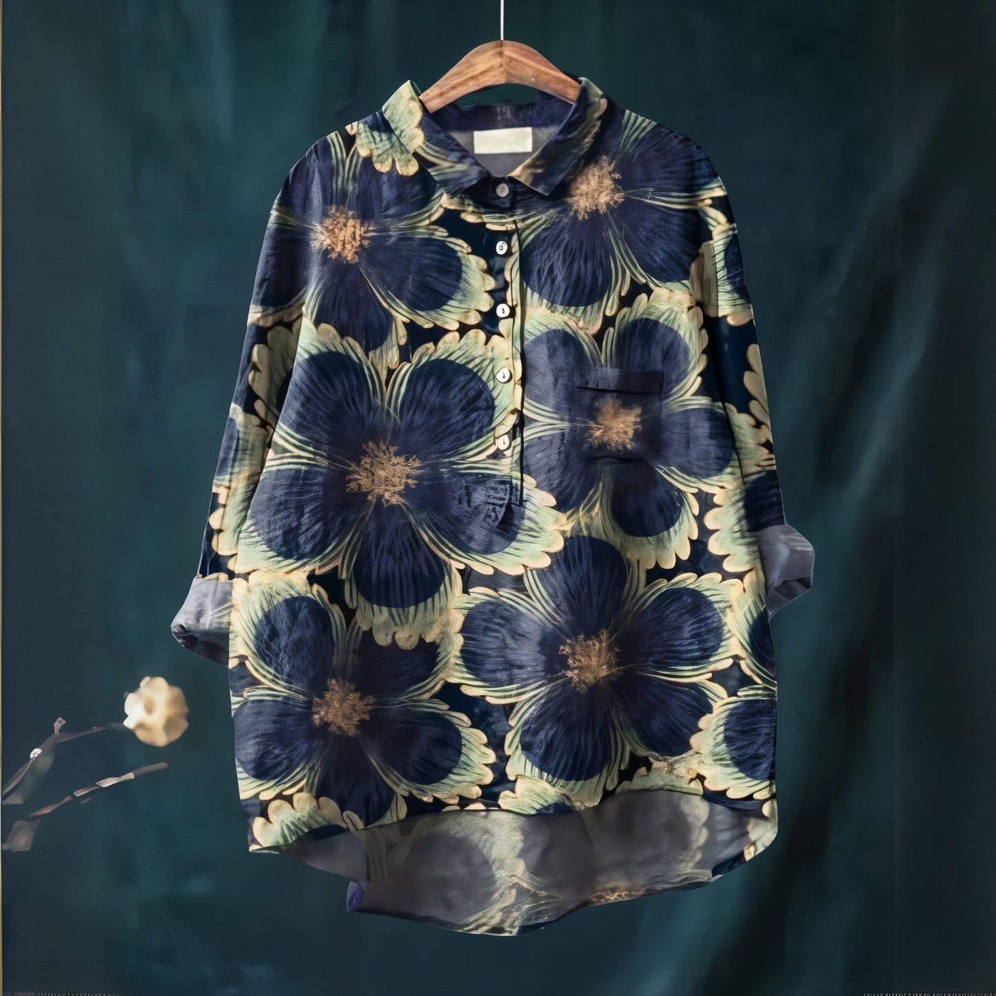 Bella | Floral Shirt for Women Lightweight Romantic Summer Top