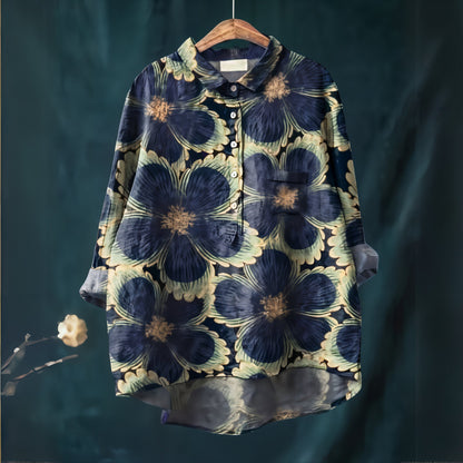 Bella | Floral Shirt for Women Lightweight Romantic Summer Top