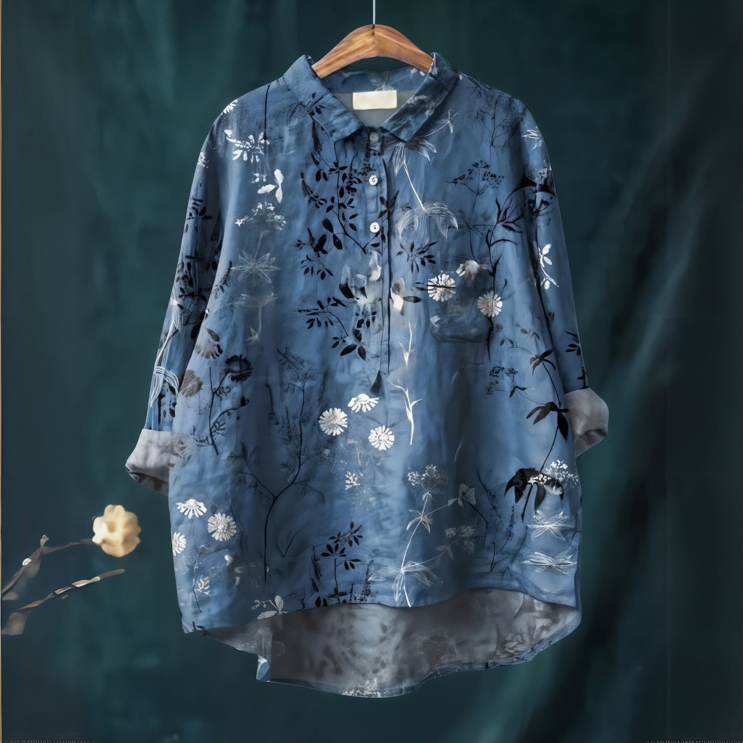 Bella | Floral Shirt for Women Lightweight Romantic Summer Top