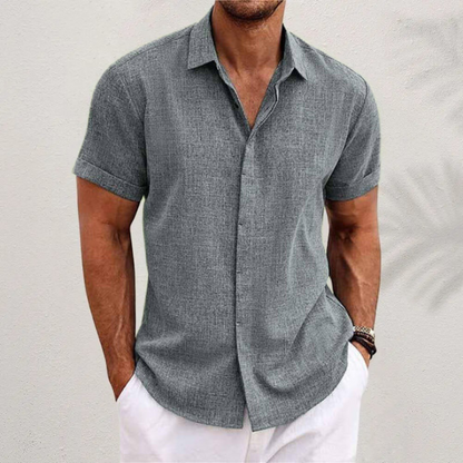 Jack | Men’s Lightweight Linen Short Sleeve Shirt Casual Summer Beachwear