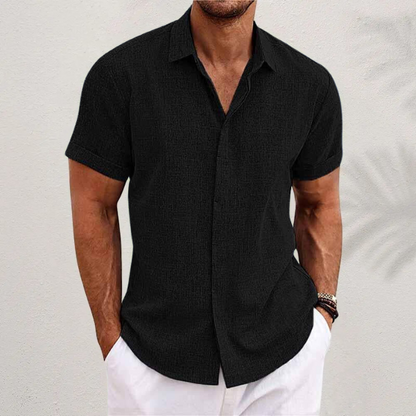 Jack | Men’s Lightweight Linen Short Sleeve Shirt Casual Summer Beachwear