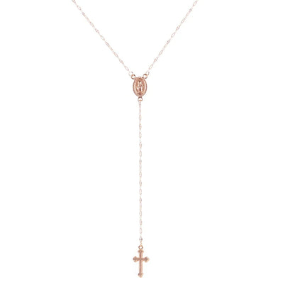 Women's Vintage Bohemian Cross Pendant Necklace – Durable Alloy, Lightweight, Spiritual Charm