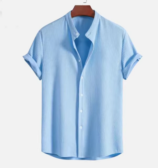 Edward | Men’s Linen Short Sleeve Shirt Lightweight, Casual Summer Essential