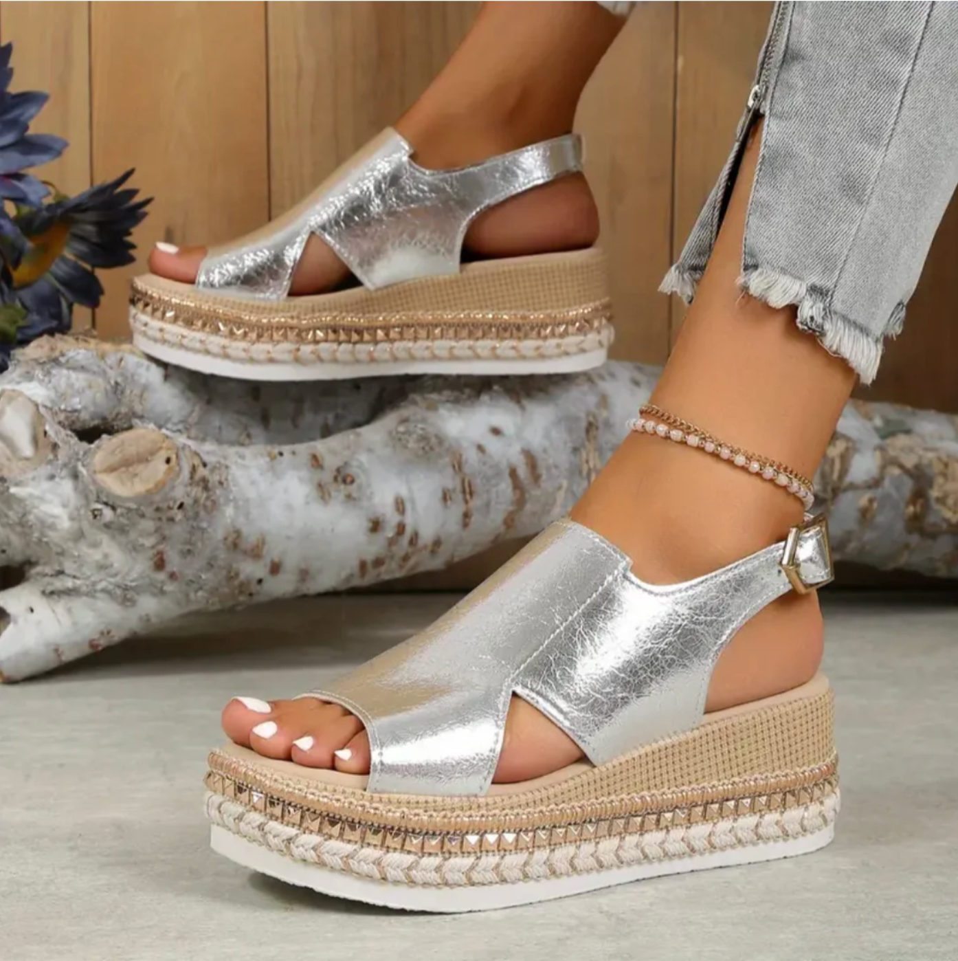 Variant image for Women's Summer Sandals – Comfortable Adjustable Straps, Versatile Design, Lightweight-7