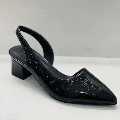 Women's Comfortable Heels – Soft Sole, Slip-Resistant, Adjustable Fit for Everyday Wear
