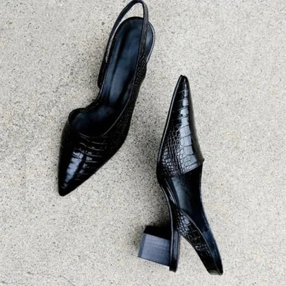 Women's Comfortable Heels – Soft Sole, Slip-Resistant, Adjustable Fit for Everyday Wear