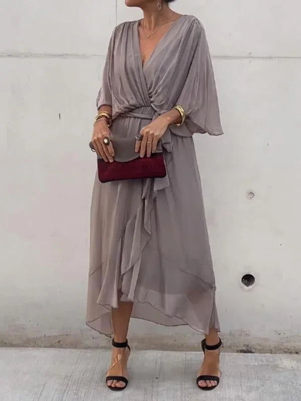 Variant image for Women's Printed Sleeveless Maxi Dress – Flowy Fit, Summer Essential, Lightweight-17
