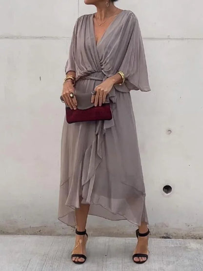 Variant image for Women's Printed Sleeveless Maxi Dress – Flowy Fit, Summer Essential, Lightweight-17