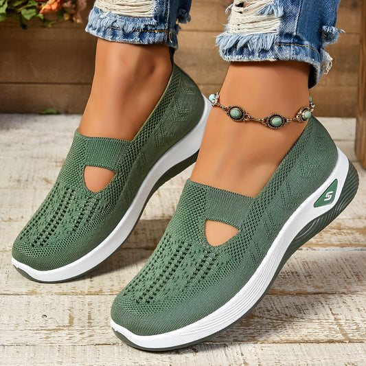Olivia | Orthopedic Slip-On Wedge Sneakers Breathable Mesh Shoes for Women